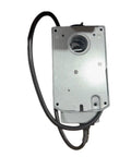 High Speed Damper Actuator NMQ24A Electric Module For Sweet Hvac Zoning And Smooth Airflow Regulation With A No Fuss Install and solid motor power, showing top view with cable.