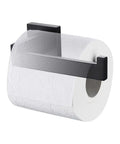 Matte Black Toilet Paper Holder Stainless Steel Wall Mount Dispenser and Hangers for Bathroom and Kitchen, Rustproof SUS304