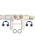 Blending Bypass Valve Kit for Water Softeners With Clips and O-Rings, OEM Replacement WS15X10078, fits several brands, smooth.