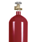 60 Cu Ft Steel Argon Gas Cylinder With CGA580 Multi-Gas Valve For Welding And Fabrication