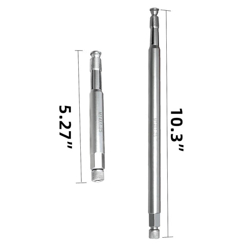 Must Have 14mm Back Tap Spark Plug Thread Repair Tool M14x1.25 Thread Chase Tap Kit 2 Pack With Short 5.27 Inch And Long 10.3 Inch Lengths