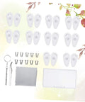 Glasses Nose Pads Replacement Kit With Multifunctional Screwdriver Tool for Easy Eyewear Repair Snug Fit