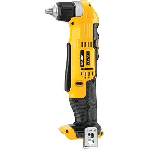Compact 20V Max Right Angle Drill With Dual Speed Ranges 0 To 650 And 0 To 2000 RPM, Slim 4 Inch Length For Easy Access, Multi Grip Trigger For Tight Spots, Ergonomic Design, Tool Only