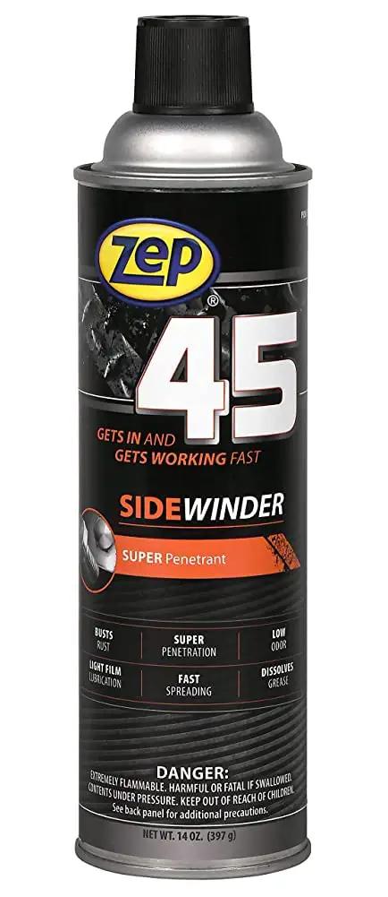 Sidewinder Super Penetrant 14 Oz Aerosol Case Of 12 For Frozen And Corroded Parts Loosens Stubborn Rust And Grease Destroys Gunk.