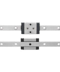 Miniature Linear Guide Rail with Lengthened Slider Block Carriage, LML5H - 75-1R CNC Linear Motion System, 75mm Stainless Steel 440C Rail