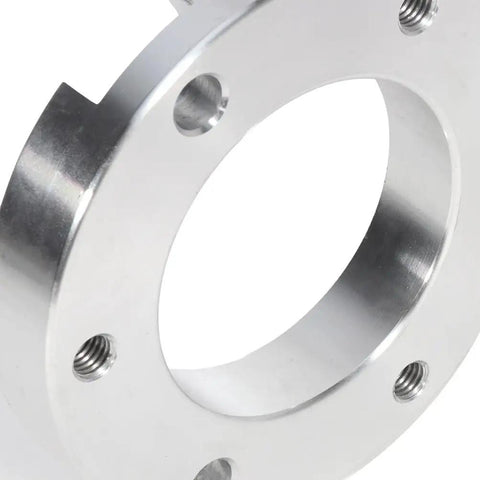 Close-up of aluminum spacer from 1.5 Inch Front Leveling Lift Kit Fits Toyota 4Runner 2003 2018 FJ Cruiser 2007 2008 And Tacoma 2005 2018