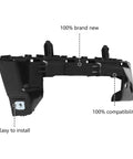 BXZ front bumper cover support retainer bracket pair for Chevrolet Cruze 2016–2019, black plastic