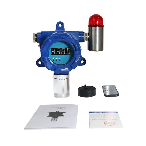 Heavy Hitter Fixed H2S Gas Detector Wall Mounted Hydrogen Sulfide Monitor Delivers Straight Up 0 To 100 Ppm Readings With Rock Solid 4 20 Ma Signal Output And Loud Audible Visual Alarms That Keep Sites Locked Down Daily