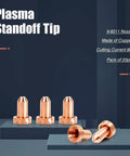 Beefed Up Plasma Cutter Consumables Kit For Thermal Dynamics SL60 SL100 CutMaster Torches Including Electrodes 9 8215 9 8211