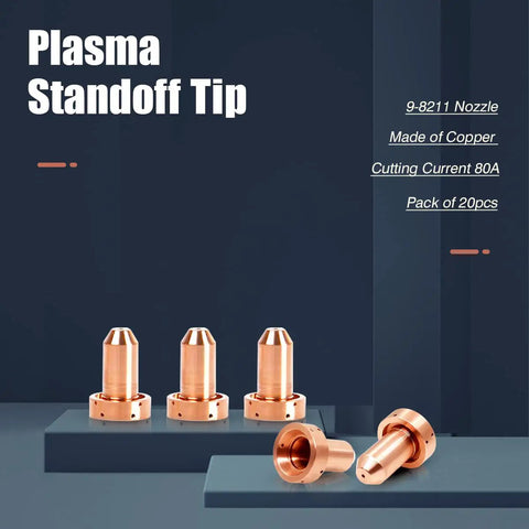 Beefed Up Plasma Cutter Consumables Kit For Thermal Dynamics SL60 SL100 CutMaster Torches Including Electrodes 9 8215 9 8211