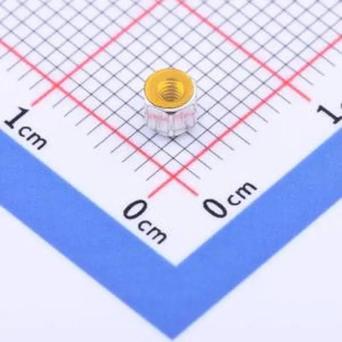 Pack Of Twenty M1.6x2.5 Smd Hexagonal Nut Columns For Pcb Surface Mount Boards Tin Plated Iron Standoffs on grid