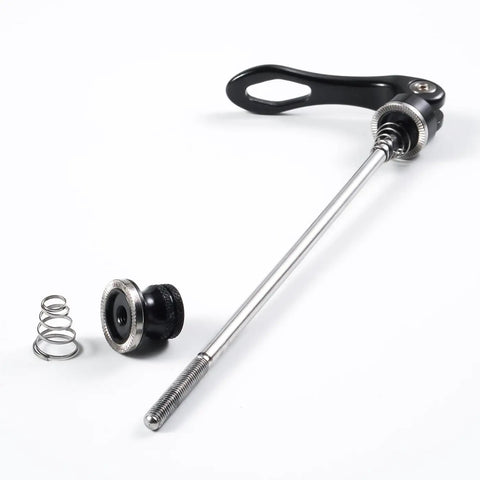 Heavy Duty Mountain Bike Quick Release Skewer Front And Rear Wheel Axle For MTB Hubs Black Built With CrMo Steel Axle And Aluminum Clamp