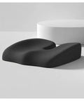Ultimate Wedge Driver Seat Cushion With Memory Foam Support For Mini Roadster And Countryman Cars, non slip ergonomic pad on a flat surface.