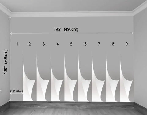 Forest Wall Murals Nine Piece Landscape Tree Wallpaper Set For Bedroom Living Room And Kids Room Decor 195 By 120 Inches diagram