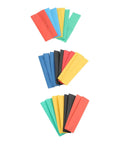 Cool 164 Pc Heat Shrink Tubing Kit With 2 To 1 Ratio Polyolefin Wire Cable Sleeve For Electricians Featuring Eight Sizes From One Mm To Fourteen Mm And High Tensile Strength For Serious DIY Wrangling And Long Lasting Insulation On All Your Wiring., color heat shrink tubing set