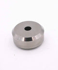 Front view: water jet sealing head seat for KM 75/100S, metal disk with central bore.