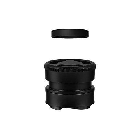 Premium Gravity Coffee Distributor And Espresso Leveler For Portafilter Automatic Ground Spreader Barista Essential Tool Buttery Smooth Extraction 53 Mm Compatible showing detachable parts.