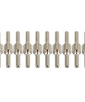10 nickel-plated electrode tips from 60 Pcs PT31 LG40 Plasma Cutter Electrode Tips Cup Extended Nickel Plated Kit for CUT40 CUT50