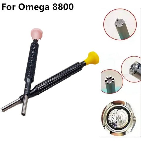 2PCS Precision Screwdriver Set for Watch Movement Rotor Repair Tools 8800 Movement Top Notch Gear