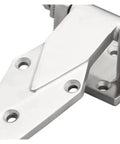 Heavy Duty Adjustable Refrigerator Door Hinges Offering Whisper Quiet Shutting And No Sweat Installation And Hella Sturdy Build For Smooth Daily Handling And Reliable Performance Any Home Deserves - close-up view of metal hinge.