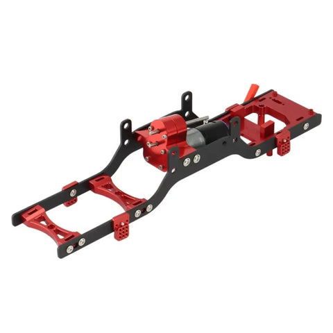 Heavy Duty Metal RC Car Chassis Side Frame Beams for One By Twelve Scale MN D90 D91 D96 D99 NM99S 2PCS Upgrade Kit in red and black