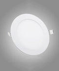 DJVHSRI Recessed Lighting Housing Trim Kits Ultra Slim Recessed Downlight, round white panel light with spring clips.
