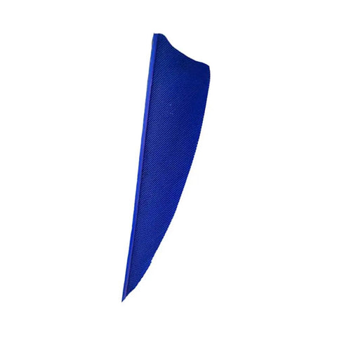 Blue vane from Dope Turkey Feather Arrow Fletching Vanes Kit 50 Pcs In 3 4 5 Inch Lengths Right Wing Shield And Teardrop Shapes