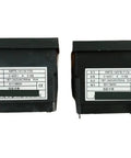 Intelligent Temperature Controller With Dual Variant Support Pro Grade Digital PID Thermostat For Industrial Heating Systems High Precision Thermal Control Module For Stable Temperature Management And Fast Response, front view of two black panel units