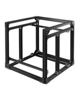 Assembled frame using 600mm V Slot 2040 aluminum extrusion linear rail set for 3D printers and CNC DIY projects anodized European standard black finish.