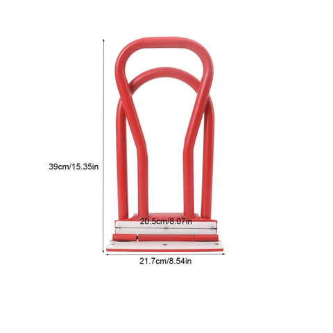 Roof Eaves Seam Bender Drip Edge Folding Tool For Standing Seam Roofing 90 To 180 Degree Hemming Crimper red front view