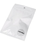 Four Pack 5V 1 Channel Relay Module Shield With Optocoupler, packaged in a white plastic bag with zipper and branding visible.