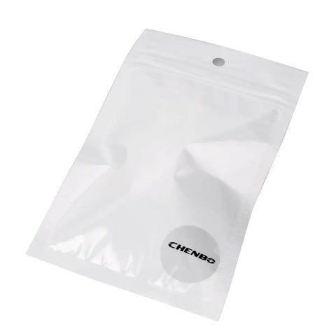 Four Pack 5V 1 Channel Relay Module Shield With Optocoupler, packaged in a white plastic bag with zipper and branding visible.