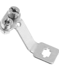 Foil Replacement Socket Bracket Upgrade for Fencing Training Gear metal construction with secure locking mechanism, angled view