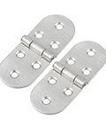 Stainless Steel Folding Table Top Hinges Two Piece Pack For Desktops And Folding Tables, High Hardness Butt Hinges, Ultra Durable