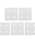 5 Pack Aluminum Joining Plates With Four Holes Vertical Flat Plate Connectors For Frame Building Lightweight Yet Built Tough Reinforcement
