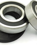 Premium Washer Tub Bearing Seal Kit Compatible With Samsung DC6200156A 6601002637 6601000148 showing heavy duty bearings and seals.