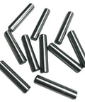 Quarter Inch By One And One Quarter Inch Dowel Pins 10 Pack, Metal Shelf Pegs For Shelves And Supports, displayed on white background