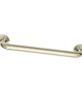 Milano 16 Inch Brass Grab Bar With 1-1/4 Inch Diameter Polished Nickel Finish, 17 Gauge Solid Brass, Includes Mounting Hardware, Corrosion-Resistant