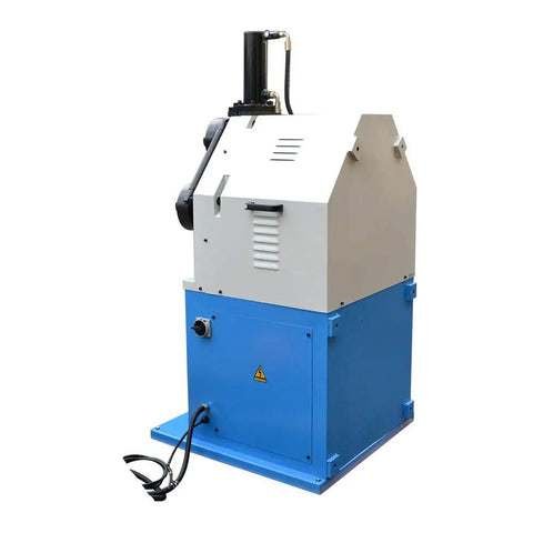 Heavy Duty Electric Hydraulic Pipe Tube Bender Machine Featuring Adjustable Round Square Band Roller And Powerful 3Hp 220V 3 Phase Motor side view showing design and features.