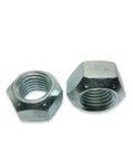 Heavy Duty Metric M8-1.25 Zinc Hex Lock Wing Nuts With Top Crimp Cone for Secure Fastening, close-up view.