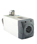 No Nonsense Shop Grade 4.5Kw Square Air Cooled Spindle Motor With Er32 Collet Mounting For Cnc Router Table Milling And Wood Engraving 18000Rpm Low Noise 380V side view showing cooling vent and collet mount