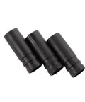 50 Piece Bike Brake Cable Ferrule End Caps Set, Plastic 4mm Shifter Housing End Caps for Brake And Shift Cables, Black