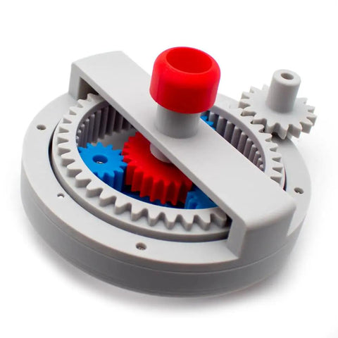 PLA planetary gear model for mechanical principle demonstration and teaching aids in 3D printing, size 130x120x80MM