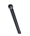 Heavy Duty Four And A Half Inch Truss Wood Screw with Black Electrocoat Finish for Interior Wall Framing and Roof Joists.
