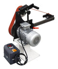 Tabletop Belt Sander And Knife Grinder With Multi Angle Sharpener And Polisher Featuring Three Swappable Wheels And A Solid 2200 Watt Copper Motor.