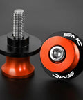 2Pcs 10mm Swing Arm Spools For Motorcycles CNC Aluminum Beefy Sliders M10x1.5 Screw Kit For Duke 690 SMC R 690 Enduro 790 2009 To 2016 2019 To 2024 Orange