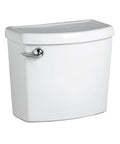 Cadet 3 FloWise 12 Inch Rough In Toilet Tank For Concealed Trap Bowl 1.28 GPF White with chrome trip lever shown