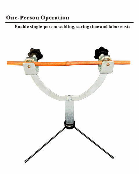 Copper Pipe Welding Bracket For One Person Operation, Anti Shake Design, Adjustable Angles, HVAC Repair Welding Tool