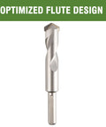 HLOFIZI masonry drill bit 5/8 in x 8 in with carbide tip and 3-flat shank