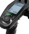 Close-up of GT5 6 Channel 2.4GHz RC Transmitter with AFHDS 2A, showing detailed control panel for cars and boats.